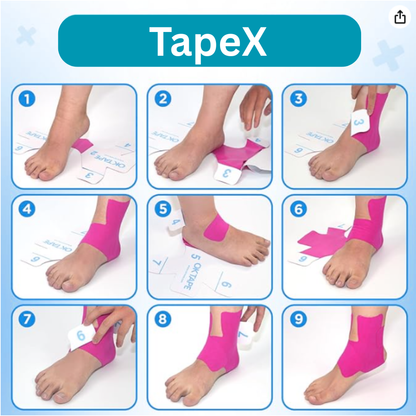 Tapex™ – Kinesiotape til din ankel